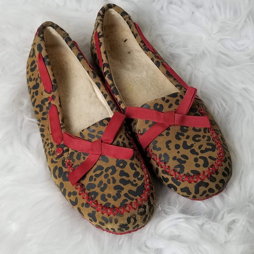 UGG Leopard Slipper Flats 4